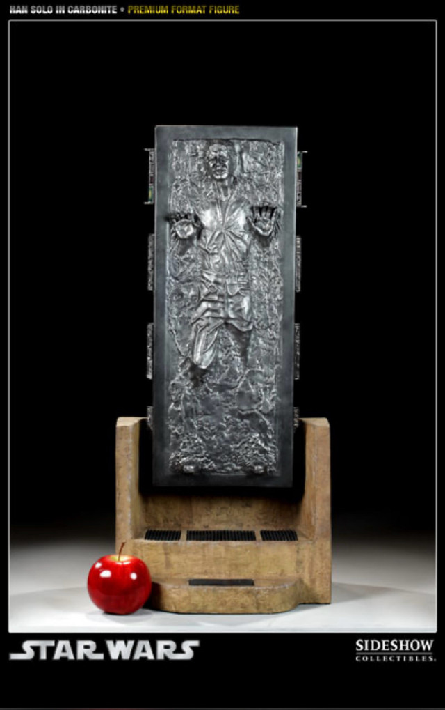 Star Wars Sideshow Han Solo in Carbonite in Arts & Collectibles in Calgary