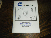 Cummins 4B, 4BT, 4BTA  Power Unit  Parts Manual