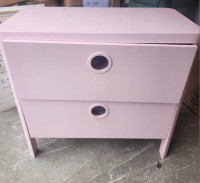 Pink Ikea Children's Chest of Drawers