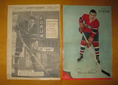 2 Photos anciennes de Maurice Richard, View more
