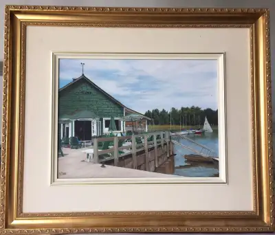 Magnifique peinture avec beaucoup de détails réalisé par l'artiste peintre Rémi Bono. Représente la...