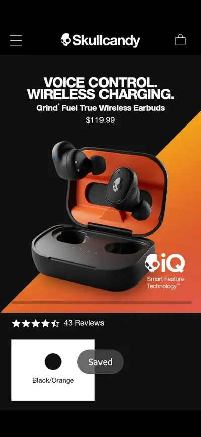 Get ready to experience superior sound with these brand-new Skullcandy Grind Fuel True Wireless Earb...