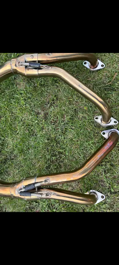 Custom Delkevic Exhaust for sale, nice condition, off of 1977 Honda GL 1000 Goldwing. $799.00 Moose...