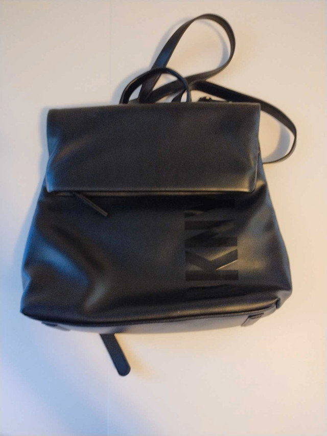 Brand New DKNY Tilly, All Black Logo Medium Backpack/Handbag. in Women's - Bags & Wallets in City of Toronto - Image 3