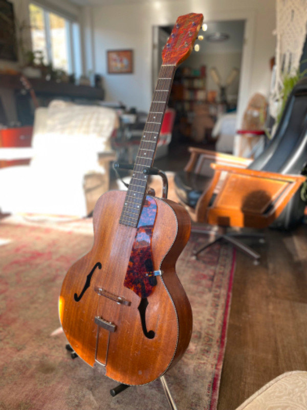 SOLD Archtop Guitar- Vintage SS Stewart in Guitars in Vancouver