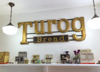 sign - antique Turog Bread sign
