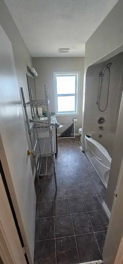 Main floor for rent on 119 ave and 85st. The space included large living room, 2 bedrooms, on suite...