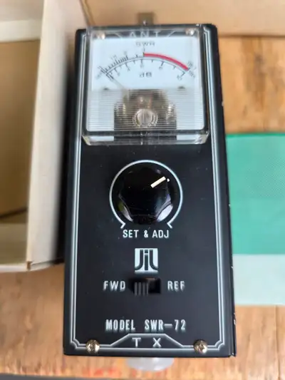 For sale a Vintage CB Warrior Model SWR-72 Meter Made In Japan, In The Original Box. First $50 cash...