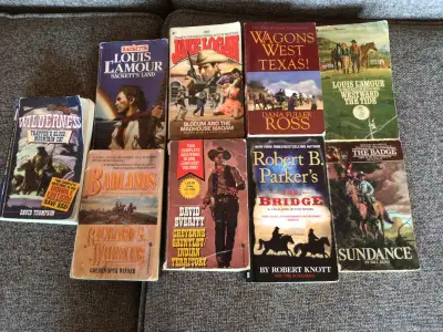 9 Western Novels / GREAT PRICE!!!, View more