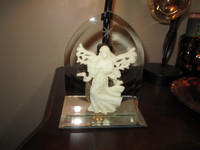 Angel Mirrored Candle Holder