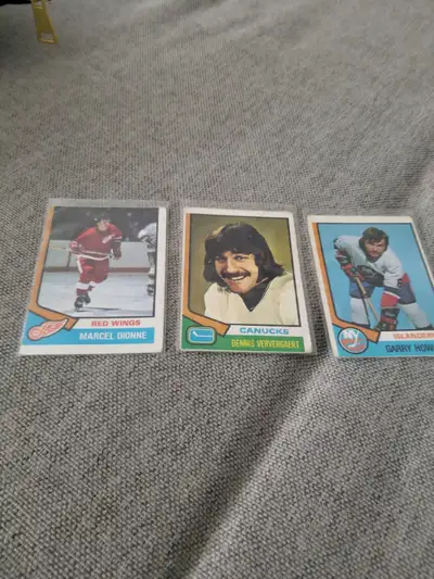 1974/75 OPC cards for sale, Voir plus