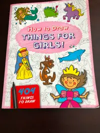 “How to draw things for girls” brand new book