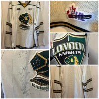 London Knights OHL Autographed CCM Adult Large CHL Jersey