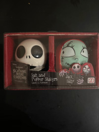 Jack &Sally Salt and Pepper Shakers…NEW