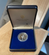 Yugoslavia 1983 Silver Coin Proof 100 Dinara 1984 Olympics