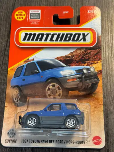 Matchbox 1997 Toyota RAV4 blue, View more