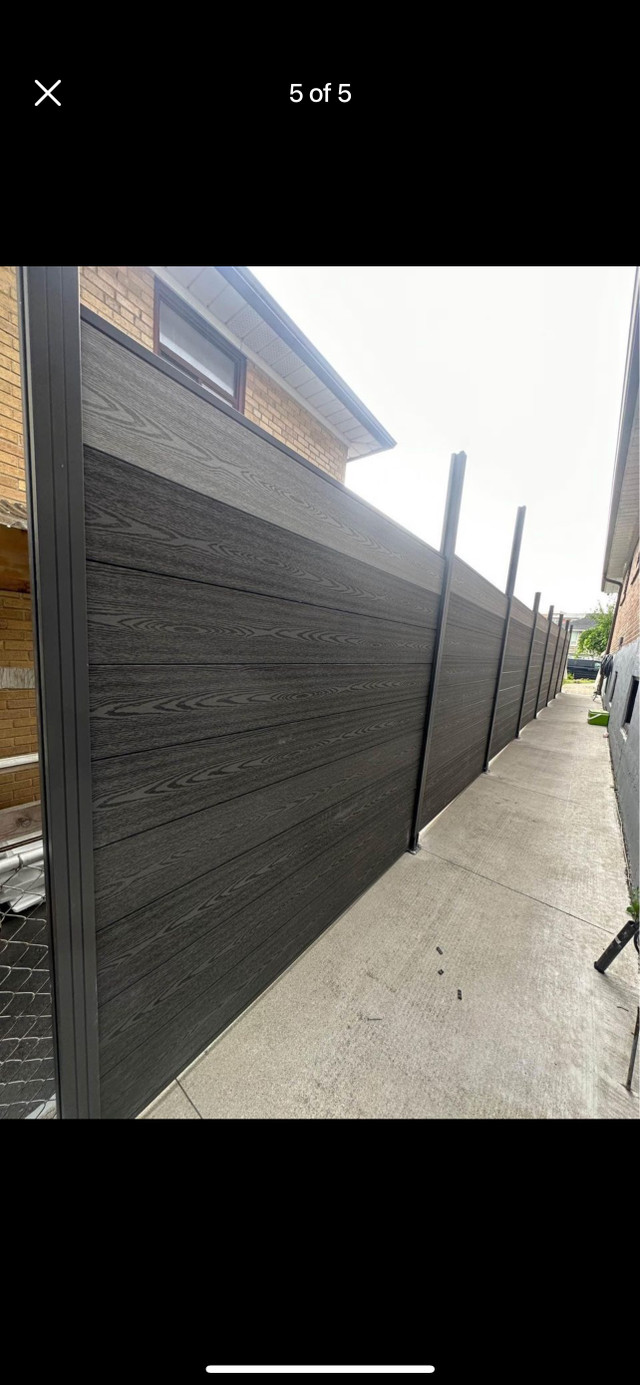 Wpc Composite fence(Privacy Fence)-BEST PRICE  in Decks & Fences in City of Toronto - Image 3