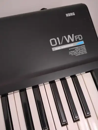 Korg 01/w  workstation keyboard, View more
