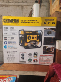 Brand new champion generator 1500/1200 watts