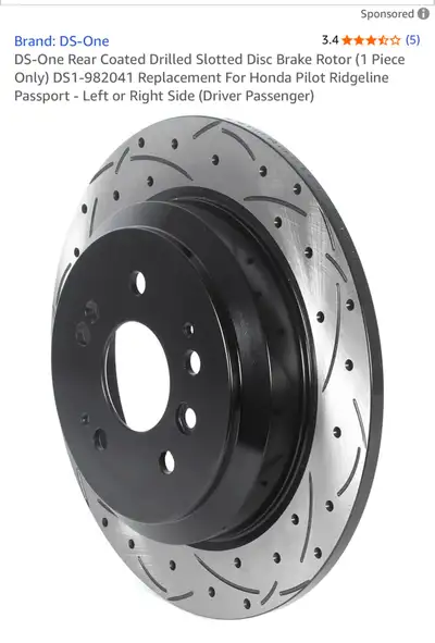 Rear Performance Brake Rotors Honda , View more