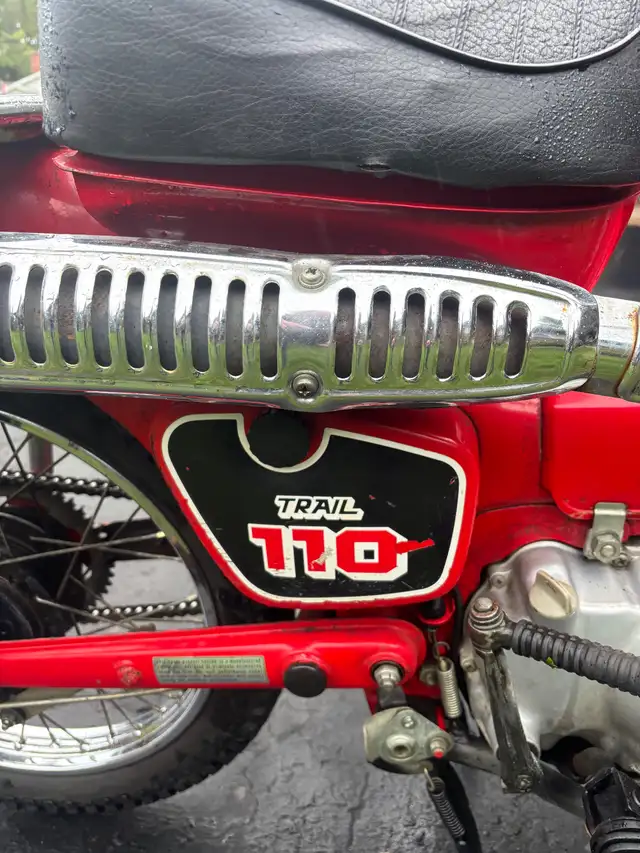 1986 Honda Trail 110 with a CLEAR OWNERSHIP in Dirt Bikes & Motocross in Sault Ste. Marie - Image 7