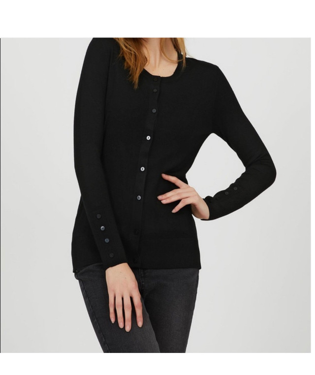 Size xl black classic cardigan in Women's - Tops & Outerwear in Calgary - Image 2