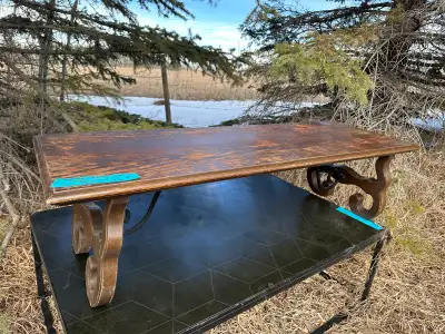 Solid wood coffee table, View more