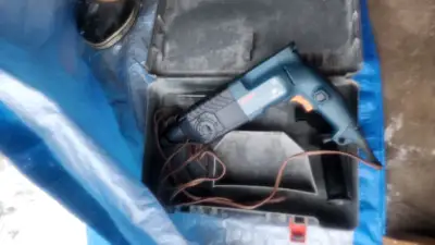 bosch bull dog hammer drill works good ,85 $cash, View more