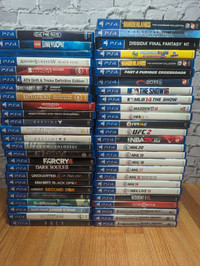 PS4 Games - Sold Separately