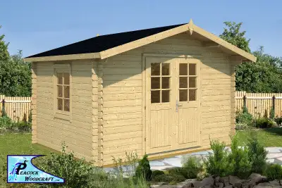 Sheds Sheds Sheds Bunkie Cabin LOG KITS No Permit Required, View more