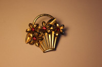 Gold Filled Flower Brooch _VIEW OTHER ADS_