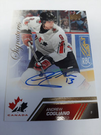 Andrew Cogliano 2013 Upper Deck Team Canada Gold Signatures #6