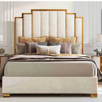 queen bed with mattress, View more