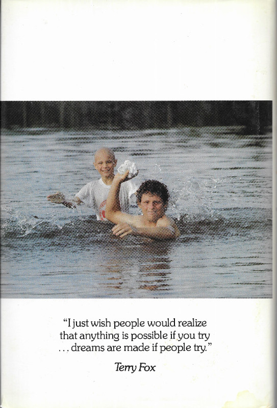 TERRY FOX: HIS STORY Leslie Scrivener Canadian Icon  1981 Hcv DJ in Non-fiction in Ottawa - Image 2