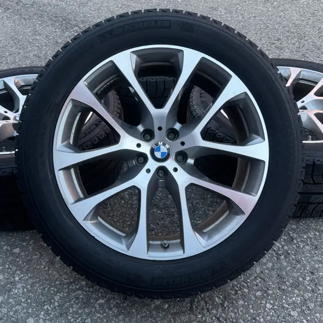 BMW X5 20 Inch *OEM* Wheels & Sensors & Snow Tires in Tires & Rims in City of Toronto - Image 3