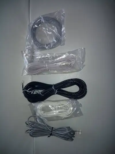 Phone and TV cables and coax switches, View more