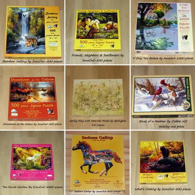 ✨❤   LOTS of PUZZLES-JIGSAW –$3-$5-$6  ❤✨, View more
