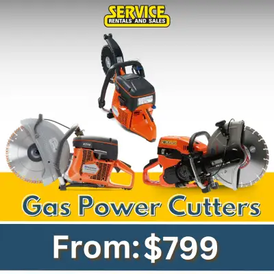 Lightly used Husqvarna K760, K770, and Norton Clipper CP514-350 power cutters in great condition. Id...