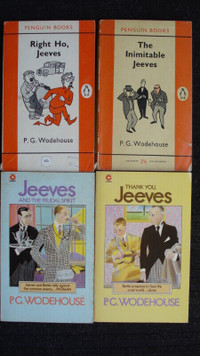 4 P G Wodehouse novels - paperback