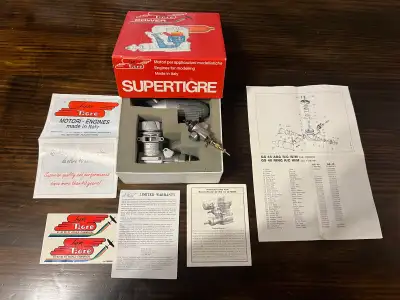 Super Tigre GS 40 r/c nitro plane engine, View more