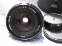 Minolta MD Mount 28mm f2.8 Wide Angle Lens VGC