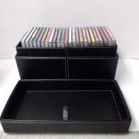 Fellowes Media CD Storage Box Holds Aaprox 25