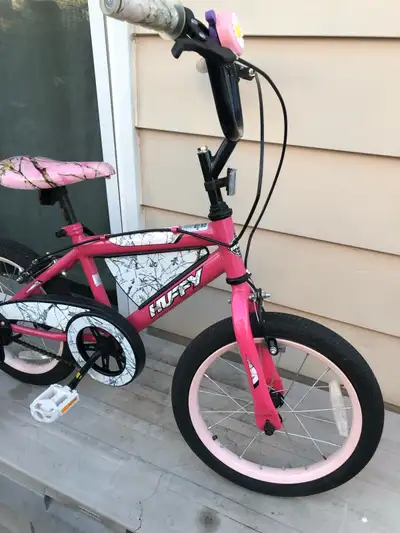 Huffy Bike 16 inch tires. With training wheels, View more