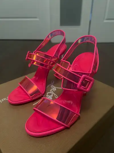 Christian Louboutin Duniss PVS heel, View more