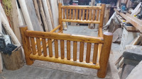 Queen size Log Bed Frame