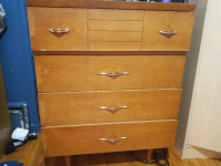 I deliver. Vintage dresser chest of drawers