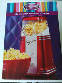 Nostalgia electrics popcorn machine popper 50's style hot air