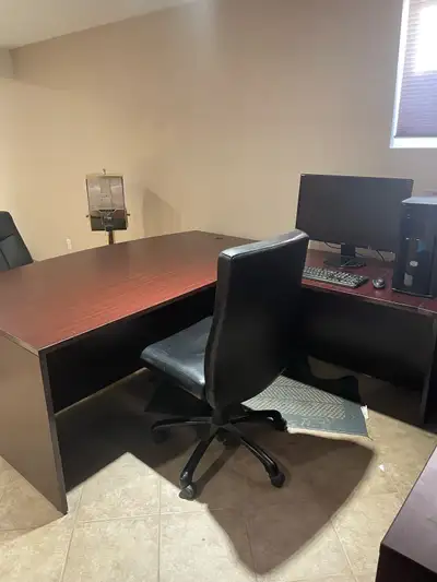 cherry wood desk , View more