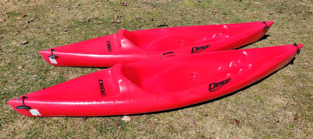Pair of Dimension "Cricket" Kayaks in Water Sports in Muskoka - Image 3