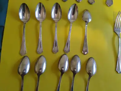 Flat ware spoons and forks kitchen, View more